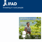Screenshot from the webpage for the IFAD podcast titled 