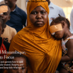 Screenshot of an article on child eye health in Mozambique from The New York Times.